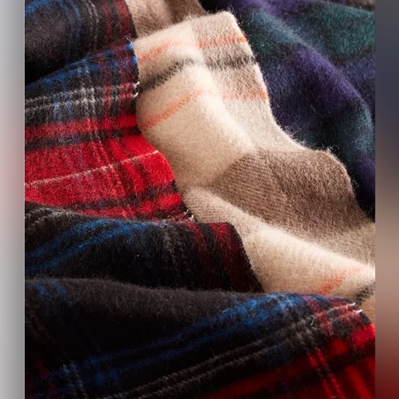 NWT Club Room Mens Plaid Cashmere Scarf - Picture 9 of 10